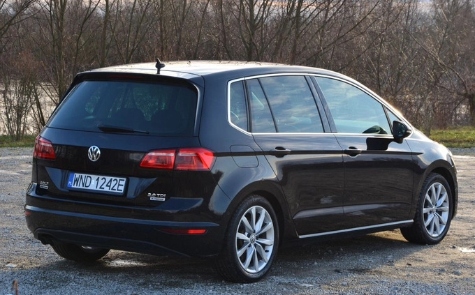 Volkswagen Golf Sportsvan cena 49800 przebieg: 155000, rok produkcji 2014 z Warszawa małe 211